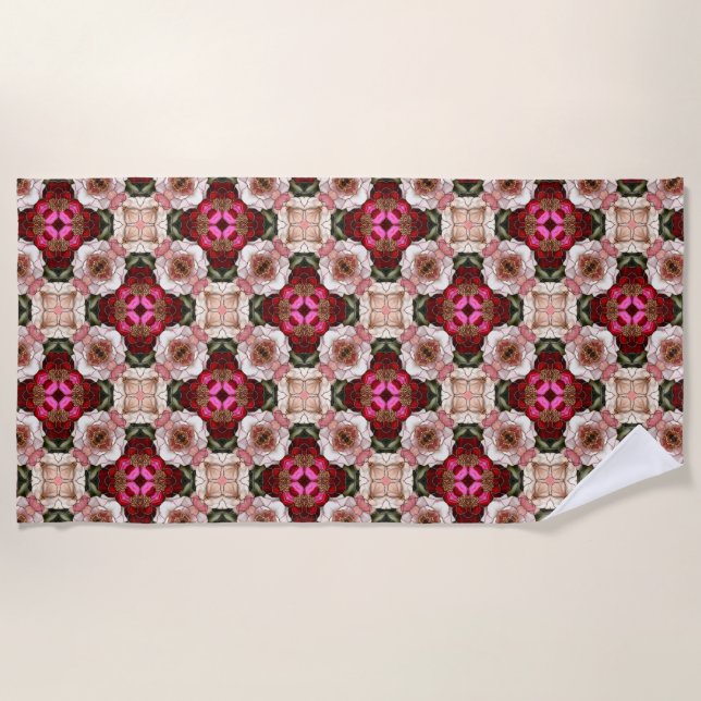 The Rose Treasury Beach Towel (Front)