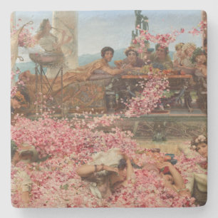 The Roses of Heliogabalus (Ancient Roman Luxury) Stone Coaster