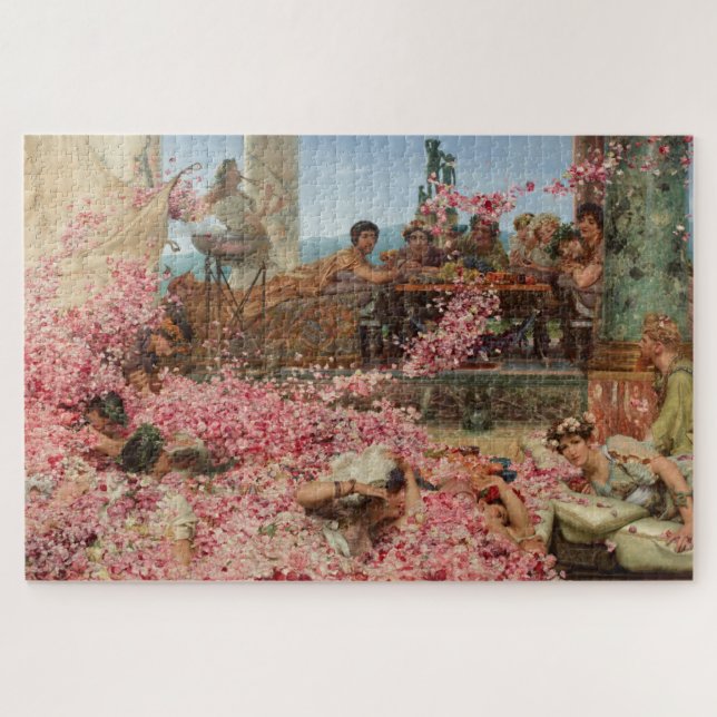 The Roses of Heliogabalus (by Alma-Tadema) Jigsaw Puzzle (Horizontal)