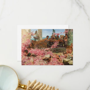 The Roses of Heliogabalus by  Lawrence Alma-Tadema Thank You Card