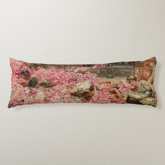 The Roses of Heliogabalus Sir Lawrence Alma-Tadema Body Cushion (Front)