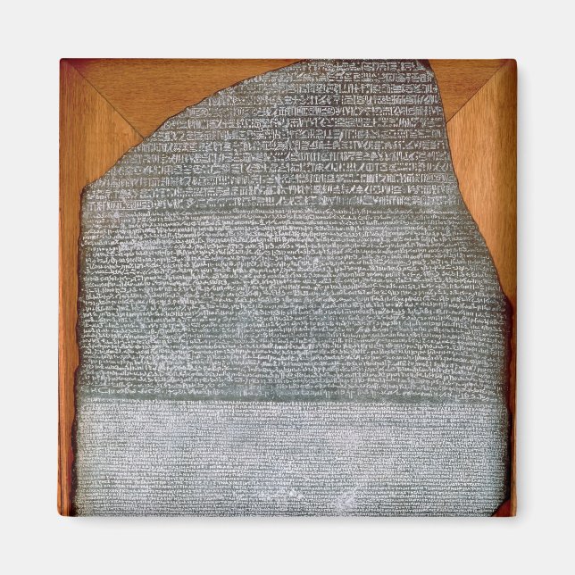 The Rosetta Stone, from Fort St. Julien, Magnet (Front)