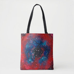 The Rosette Nebula double-sided tote bag