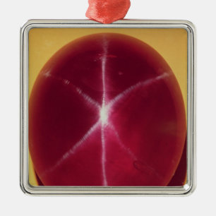 The 'Rosser Reeves' Star Ruby Metal Tree Decoration