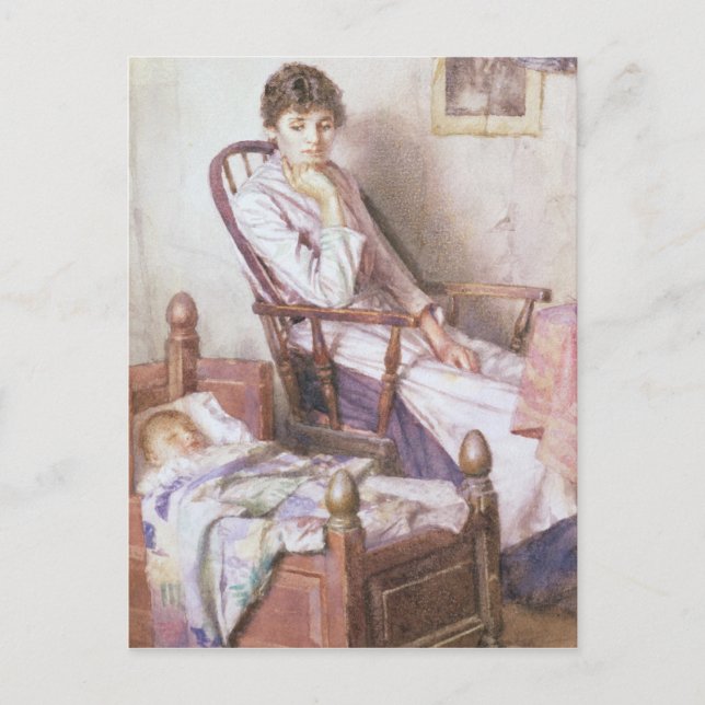 The Rosy Idol of her Solitude Postcard (Front)