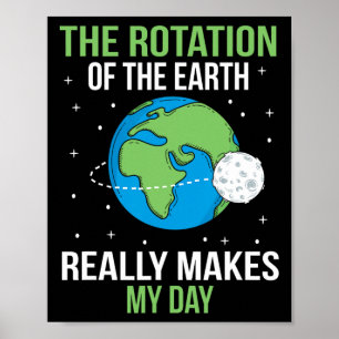 The Rotation Of The Earth Really Makes My Day 2 Poster