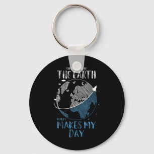The Rotation Of The Earth Really Makes My Day Plan Key Ring