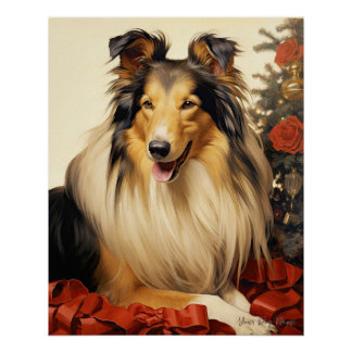 The Rough Collie Dog 003 - Odessa Leyendecker Poster