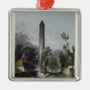 The Round Tower of Clondalkin Metal Ornament