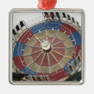 The Roundup Amusment Park Ride Metal Tree Decoration