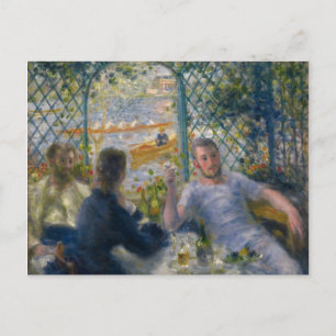 The Rower's Lunch by Pierre-Auguste Renoir Postcard