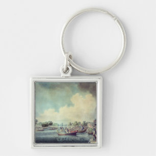 The Rowing Match at Richmond Key Ring
