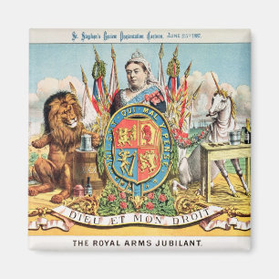 The Royal Arms Jubilant Magnet