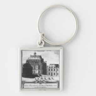The Royal Chapel, illustration from 'Les Plans Key Ring