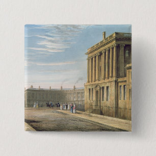 The Royal Crescent, Bath 1820 15 Cm Square Badge