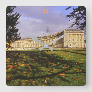 The Royal Crescent Square Wall Clock