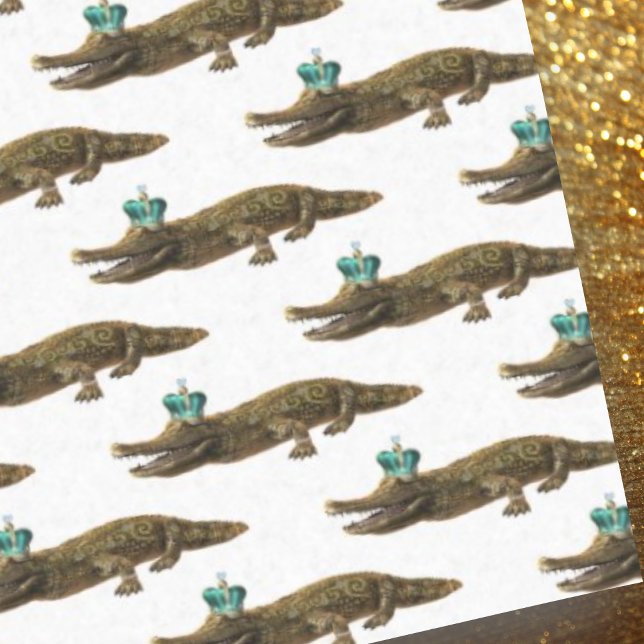 The Royal Croc - Jewel Alligator Tissue Paper (Creator Uploaded)