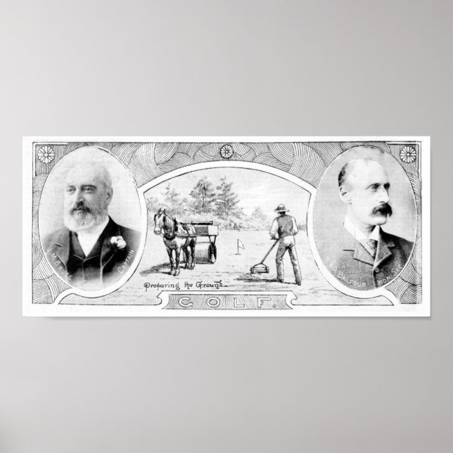 The Royal Game Of Golf Victoria Print (Front)