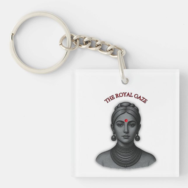 The Royal Gaze - Indian Queen Lin Key Ring (Front)