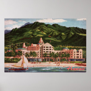 The Royal Hawaiian Hotel Poster