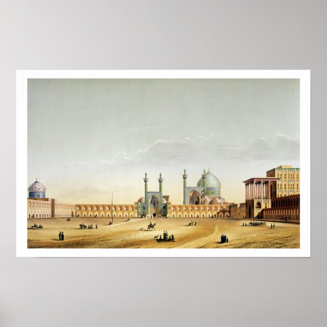The Royal Palace and the Mesdjid-i-Shah, Isfahan, Poster (Front)