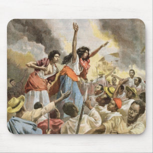 The Royal Princesses Preaching the Holy War Mouse Pad