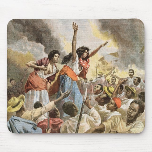 The Royal Princesses Preaching the Holy War Mouse Pad (Front)