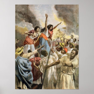 The Royal Princesses Preaching the Holy War Poster