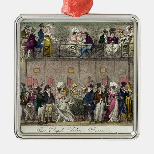 The Royal Saloon, Piccadilly, from 'The English Sp Metal Ornament (Front)