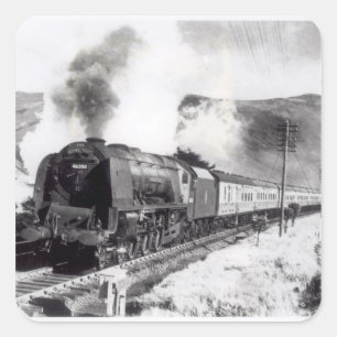 The Royal Scot, intercity locomotive Square Sticker