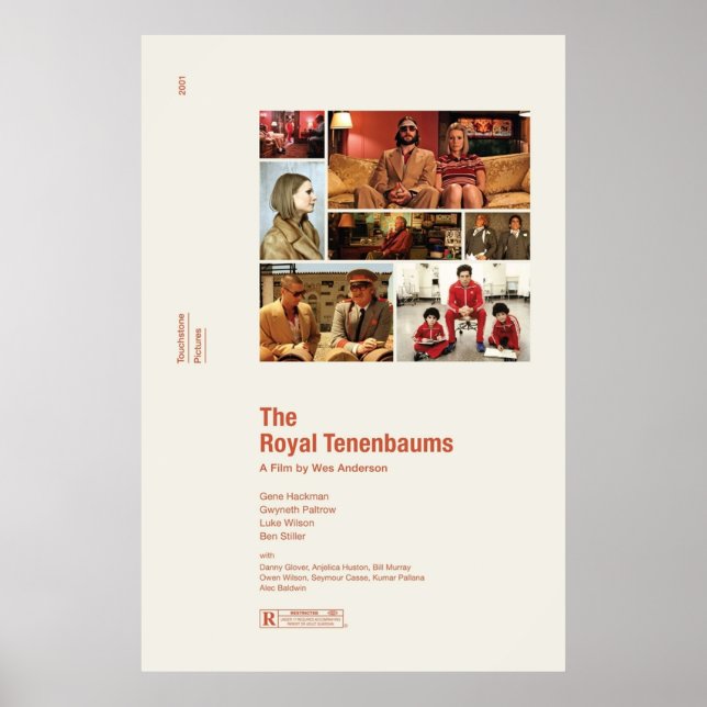 The Royal Tenenbaums Poster (Front)