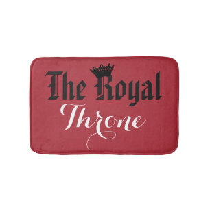 "The Royal Throne" Bath Mat