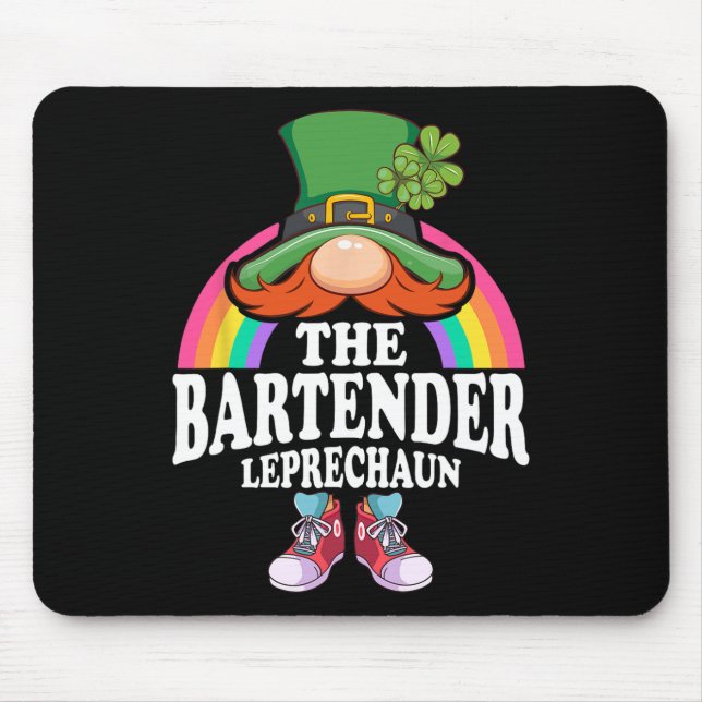 The Rtender Leprechaun St Patricks Day Costume  Mouse Pad (Front)