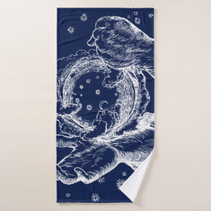 The Rubaiyat of Omar Khayyam Creation Bath Towel