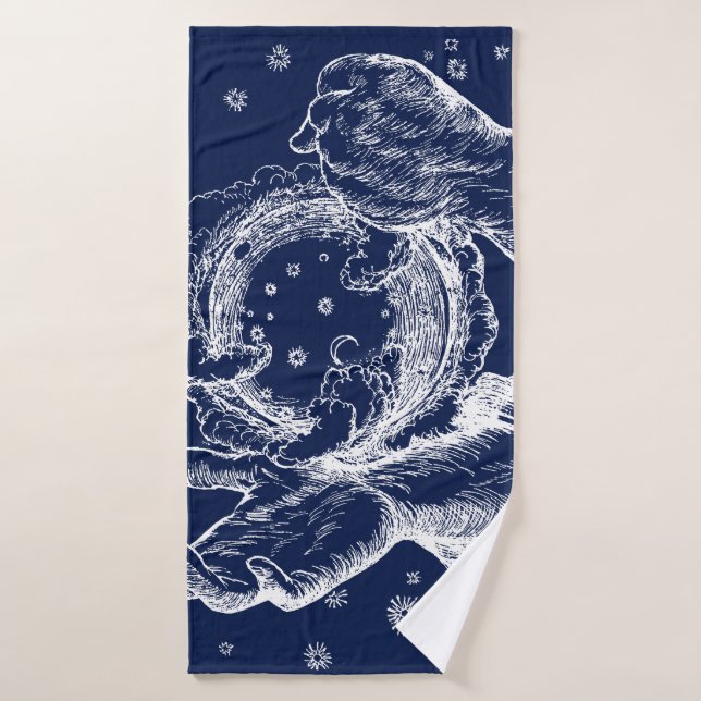 The Rubaiyat of Omar Khayyam Creation Bath Towel (Bath Towel)