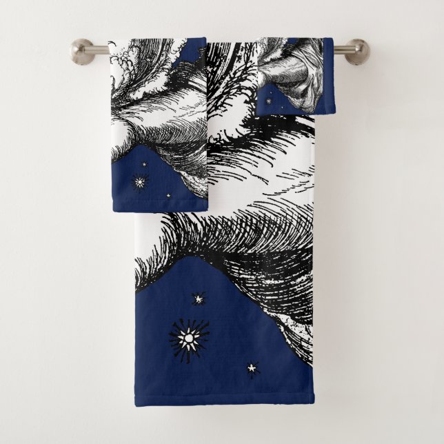 The Rubaiyat of Omar Khayyam Creation Bath Towel Set (Insitu)