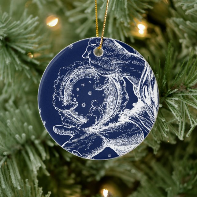 The Rubaiyat of Omar Khayyam Creation Ceramic Ornament (Tree)