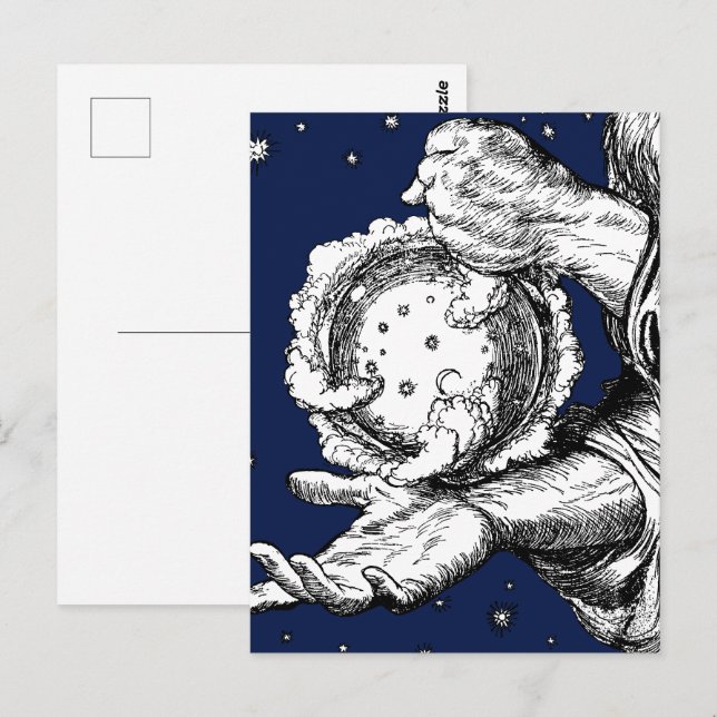 The Rubaiyat of Omar Khayyam Creation Postcard (Front/Back)