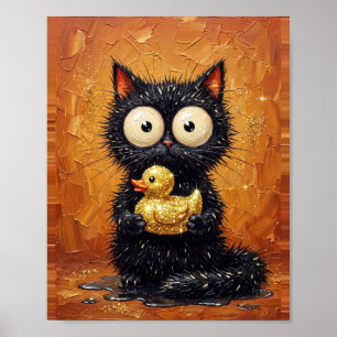 The Rubber Duck Art No. 1 Vintage Painting Poster