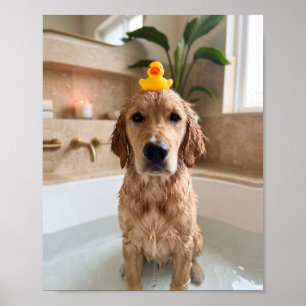 The Rubber Duck Art No. 2 Vintage Painting Poster
