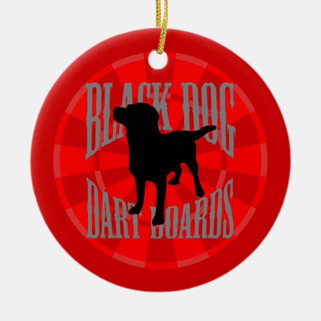 The Ruby Ceramic Tree Decoration (Front)
