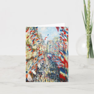 The Rue Montorgueil, Paris, Festival of June Card