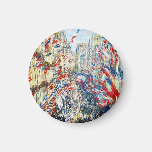 The Rue Montorgueil, Paris, Festival of June Magnet (Front)