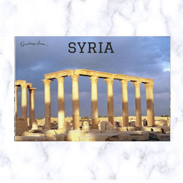 The Ruins of Palmyra Syria Postcard (Creator Uploaded)