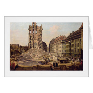The Ruins of the old Kreuzkirche, Dresden