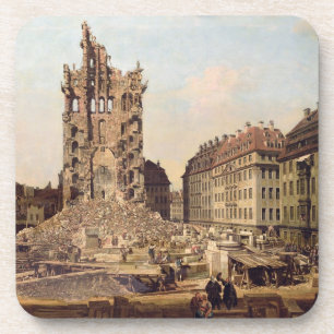 The Ruins of the old Kreuzkirche, Dresden Coaster