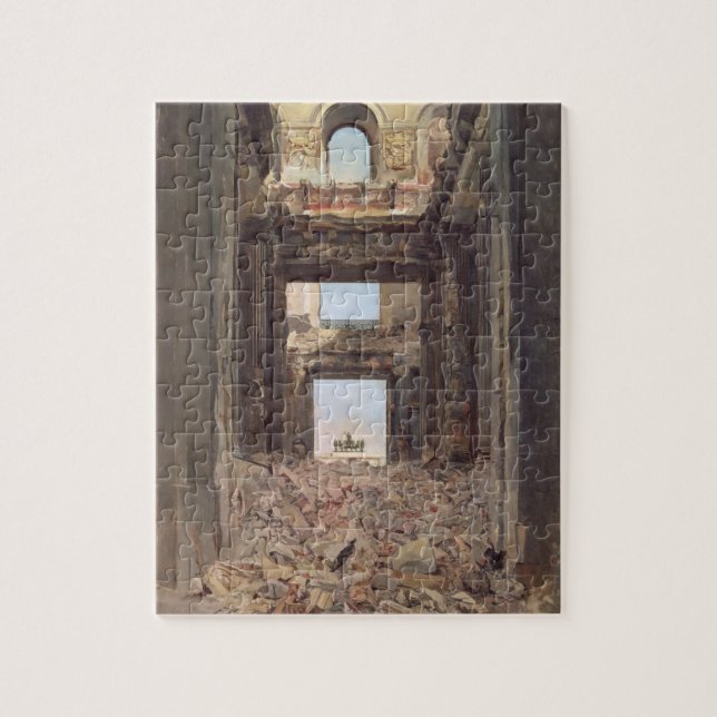 The Ruins of the Tuileries, 1871 Jigsaw Puzzle (Vertical)
