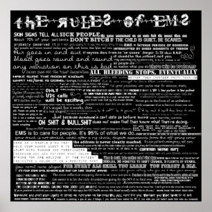 The Rules of EMS Poster