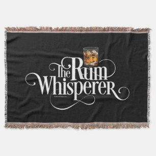 The Rum Whisperer Throw Blanket