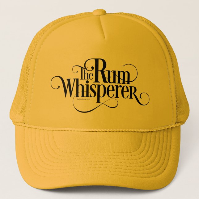 The Rum Whisperer Trucker Hat (Front)